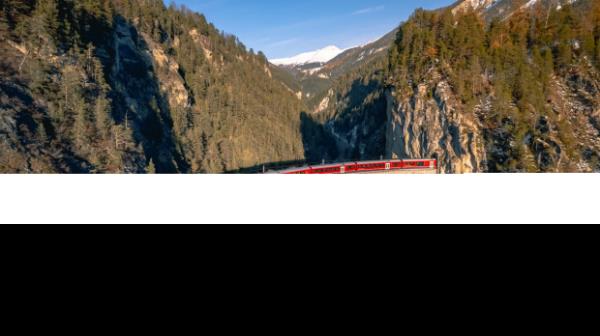 A train passing along the famous Landwasser railway, famous for the viaduct and beautiful scenery surrounding the railway in the Switzerland mountains sunaug28betterÃÂ how to be a better traveller ; text by Lee Tullochcr:ÃÂ iStockÃÂ (reuse permitted, noÃÂ syndication)ÃÂ 