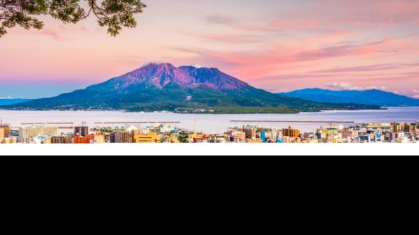 Kagoshima, Japan skyline with Sakurajima Volcano at dusk. cr: iStock (downloaded for use in Traveller, no syndication, reuse permitted)ÃÂ 
xxsixbestKyushu
Six of the BestÃÂ Cities in Kyushu byÃÂ Brian Johnston

