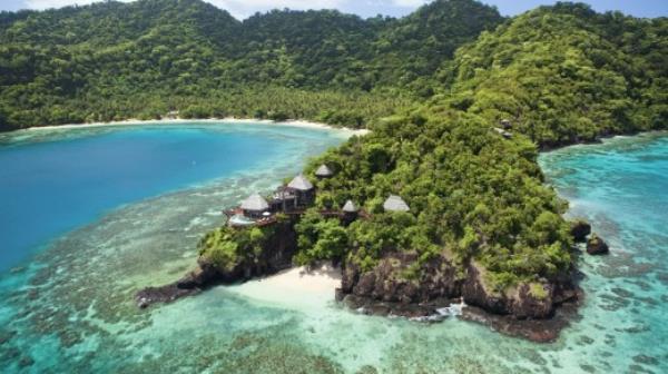 There are just 25 residences on this 12 square kilometre island.